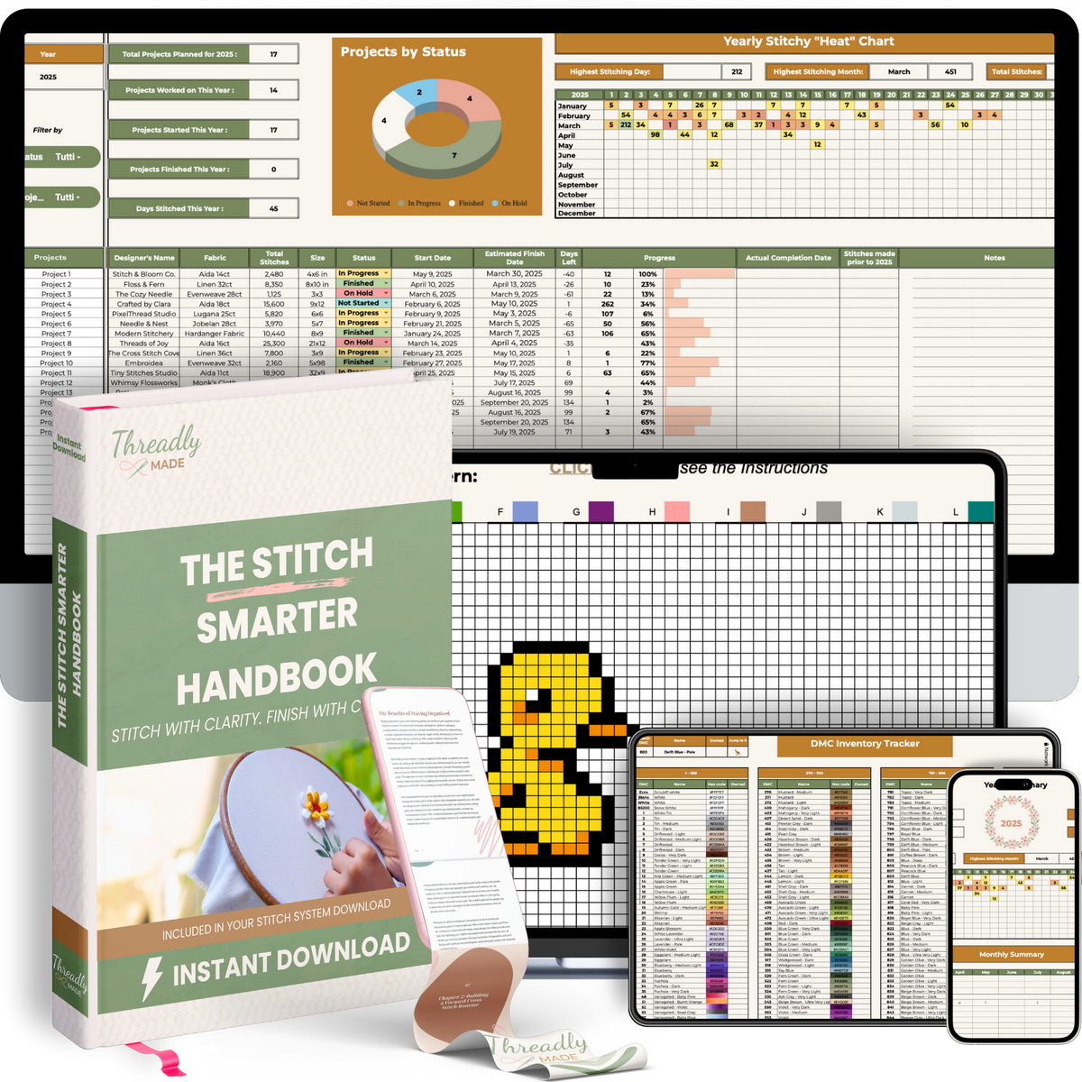 ThreadlyMade System™ – The Ultimate Cross Stitch Planner