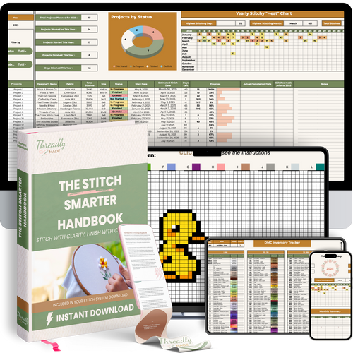 ThreadlyMade System™ – The Ultimate Cross Stitch Planner